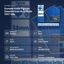 GOMETS INETA FIGURAS GEOMETRICAS AZUL ROLLO 1357 UDS - resumen de atributos