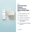 GOMETS INETA FIGURAS GEOMETRICAS BLANCO ROLLO 896 UDS - características principales