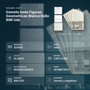 GOMETS INETA FIGURAS GEOMETRICAS BLANCO ROLLO 896 UDS - resumen de atributos