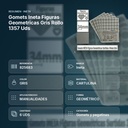 GOMETS INETA FIGURAS GEOMETRICAS GRIS ROLLO 1357 UDS - resumen de atributos