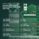 GOMETS INETA FIGURAS GEOMETRICAS VERDE ROLLO 1357 UDS - resumen de atributos