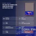 HOJAS DE GOMA EVA UNICOLOR GRIS 40x60x0,2 CM - resumen de atributos