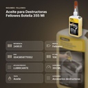 ACEITE PARA DESTRUCTORAS FELLOWES BOTELLA 355 ML - resumen de atributos