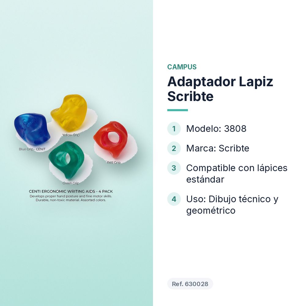 ADAPTADOR LAPIZ SCRIBTE - características principales
