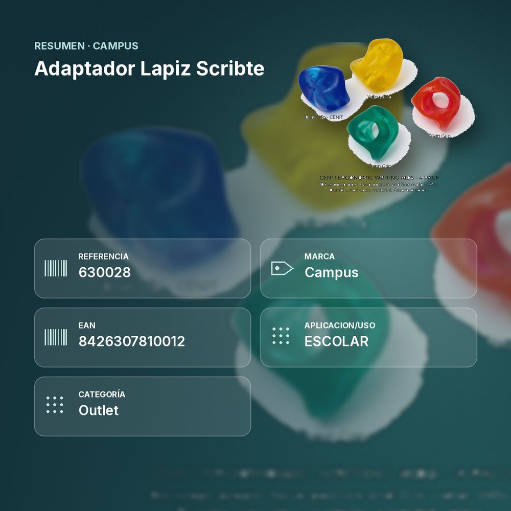 ADAPTADOR LAPIZ SCRIBTE - resumen de atributos