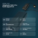 ADAPTADOR USB 2.0 A RJ45 APPC07V3 - resumen de atributos