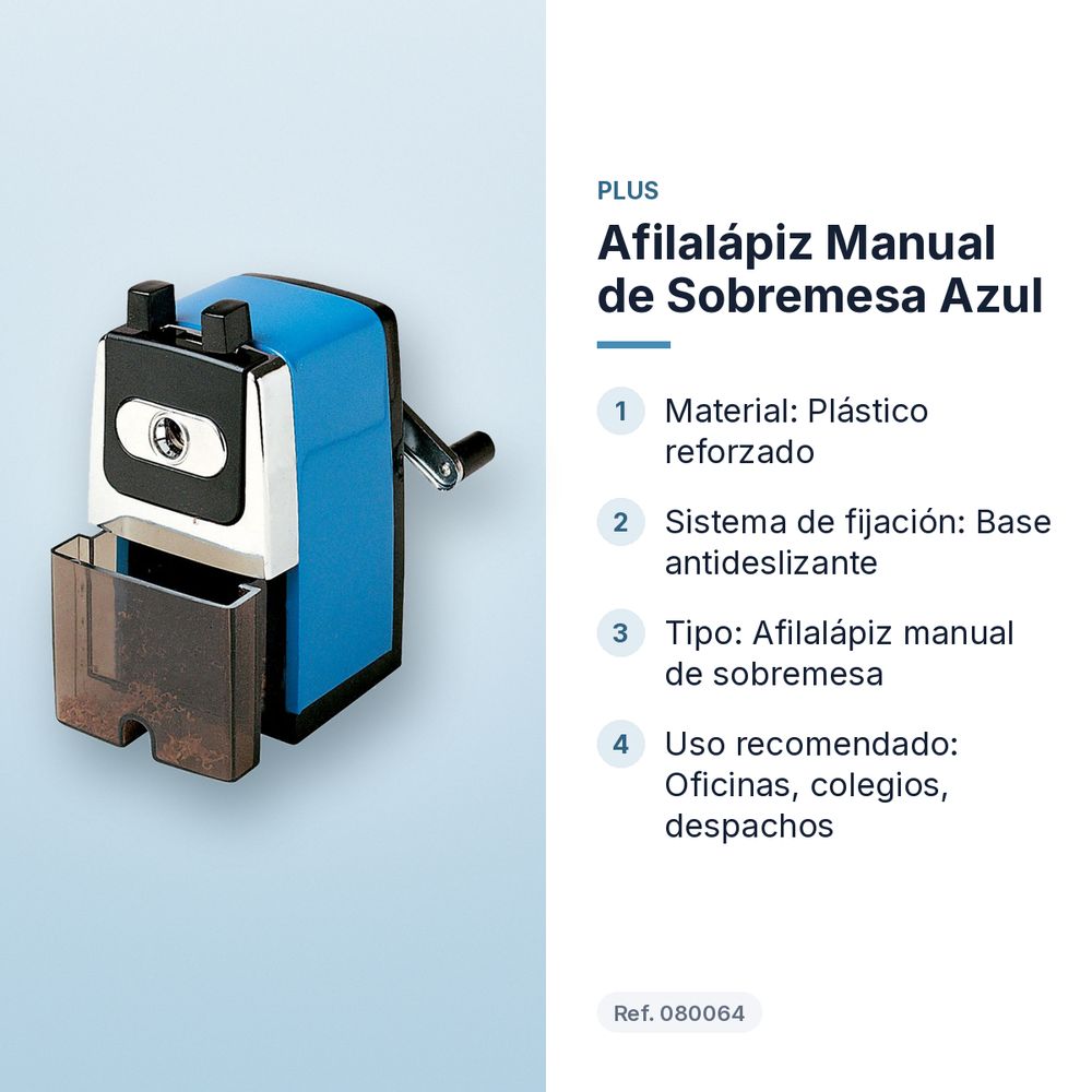 AFILALÁPIZ MANUAL DE SOBREMESA AZUL - características principales