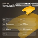 BANDEJA AMARILLO APILABLE 350X250X65MM - resumen de atributos