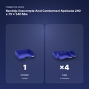 BANDEJA EXACOMPTA AZUL COMBOMAXI APAISADA  240 X 70 X 340 MM - formato de venta: caja de 4