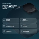 ALFOMBRILLA DE RATÓN FELLOWES MEMORY FOAM NEGRA - resumen de atributos