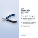 ALICATE MINI UNIVERSAL - características principales