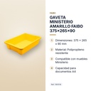 GAVETA MINISTERIO AMARILLO FAIBO 375x265x90 - características principales