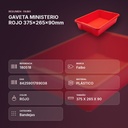 GAVETA MINISTERIO ROJO 375x265x90mm - resumen de atributos
