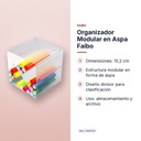 ORGANIZADOR MODULAR EN ASPA FAIBO - características principales