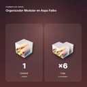 ORGANIZADOR MODULAR EN ASPA FAIBO - formato de venta: caja de 6