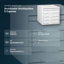 ARCHIVADOR ARCHISYSTEM 5 CAJONES - resumen de atributos