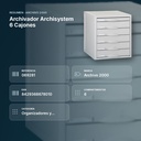 ARCHIVADOR ARCHISYSTEM 6 CAJONES - resumen de atributos