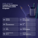 CUBILETE PORTALÁPICES AZUL ARCHIVO 2000 ECOGREEN - resumen de atributos
