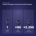 CUBILETE PORTALÁPICES AZUL ARCHIVO 2000 ECOGREEN - formato de venta: caja de 90, palé de 2250