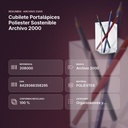 CUBILETE PORTALÁPICES POLIESTER SOSTENIBLE ARCHIVO 2000 - resumen de atributos