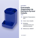 EXACOMPTA ORGANIZADOR DE ESCRITORIO PP AZUL COBALTO - características principales