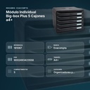 MÓDULO INDIVIDUAL BIG-BOX PLUS 5 CAJONES A4+  - resumen de atributos