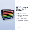 MÓDULO INDIVIDUAL BIG-BOX PLUS 5 CAJONES A4+  - características principales