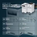 PAPELERA DE RECICLAJE FELLOWES R-KIVE 90 LITROS CARTÓN - resumen de atributos