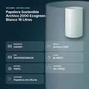 PAPELERA SOSTENIBLE ARCHIVO 2000 ECOGREEN BLANCO 18 LITROS - resumen de atributos