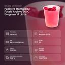 PAPELERA TRANSLUCIDA FUCSIA ARCHIVO 2000 ECOGREEN 18 LITROS - resumen de atributos