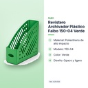 REVISTERO ARCHIVADOR PLÁSTICO FAIBO 150-04 VERDE - características principales