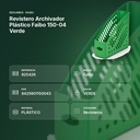 REVISTERO ARCHIVADOR PLÁSTICO FAIBO 150-04 VERDE - resumen de atributos