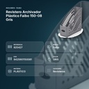 REVISTERO ARCHIVADOR PLÁSTICO FAIBO 150-08 GRIS  - resumen de atributos