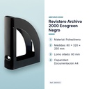 REVISTERO ARCHIVO 2000 ECOGREEN NEGRO - características principales