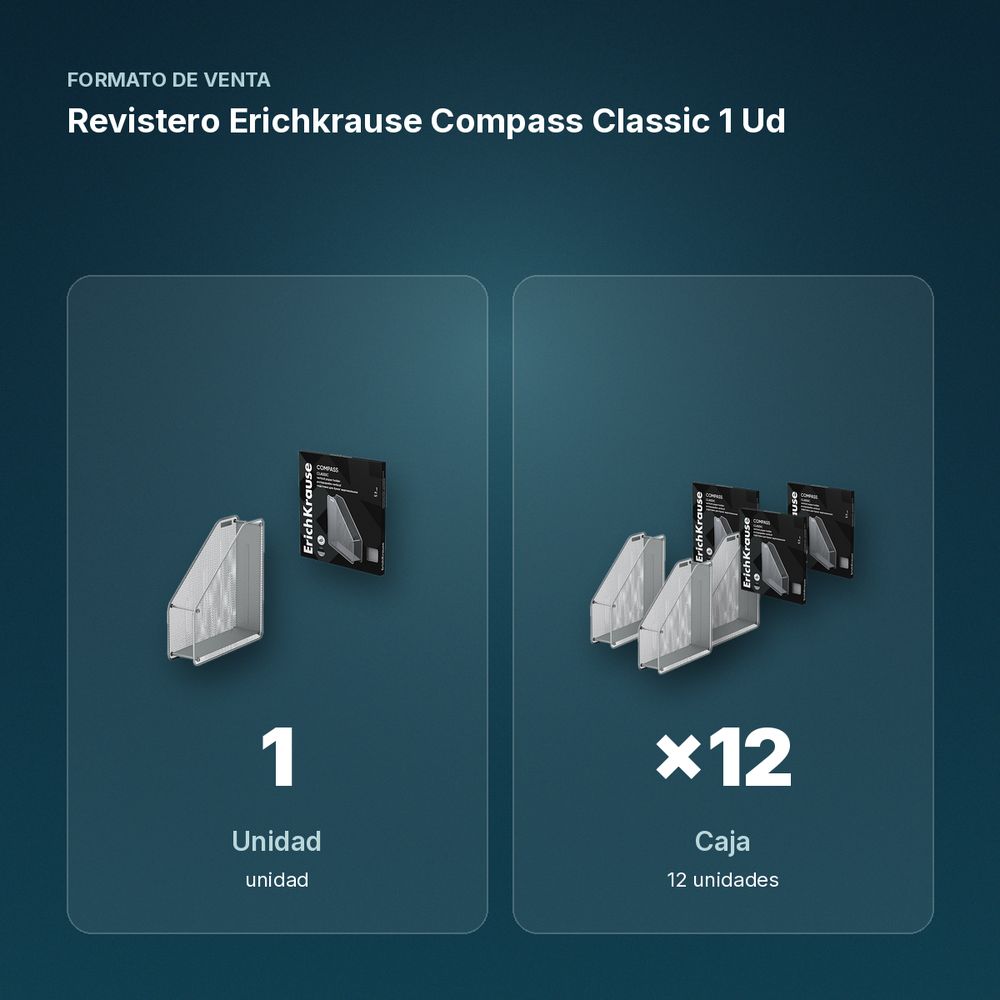 REVISTERO ERICHKRAUSE COMPASS CLASSIC 1 UD - formato de venta: caja de 12
