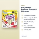 ROTULADORES PERFUME STAMPS 8 UNIDADES - características principales