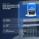 SELLO AUTOMÁTICO COLOP DATER RECTANGULAR P-35 30X50 MM - resumen de atributos