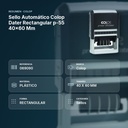 SELLO AUTOMÁTICO COLOP DATER RECTANGULAR P-55 40X60 MM - resumen de atributos