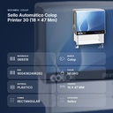 SELLO AUTOMÁTICO COLOP PRINTER 30 (18 × 47 MM) - resumen de atributos