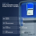 SELLO AUTOMÁTICO COLOP PRINTER 53 (30 × 45 MM) - resumen de atributos