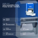 SELLO AUTOMÁTICO COLOP PRINTER 54 (40 × 50 MM) - resumen de atributos