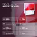 SELLO AUTOMÁTICO COLOP PRINTER 60 (31 × 76 MM) - resumen de atributos