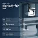 SELLO AUTOMÁTICO COLOP PRINTER S200 (24 × 45 MM) - resumen de atributos