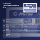 TAMPÓN PEQUEÑO N-3 AZUL - resumen de atributos