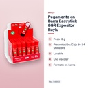 PEGAMENTO EN BARRA EASYSTICK 8GR EXPOSITOR RAYLU - características principales