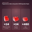 PEGAMENTO EN BARRA EASYSTICK 21GR EXPOSITOR RAYLU - formato de venta: paquete de 24, caja de 480