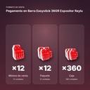 PEGAMENTO EN BARRA EASYSTICK 36GR EXPOSITOR RAYLU - formato de venta: paquete de 12, caja de 360