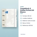 CARPEBLOCK 4 ANILLAS OXFORD A4 BLANCO - características principales