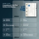 CARPEBLOCK 4 ANILLAS OXFORD A4 BLANCO - resumen de atributos
