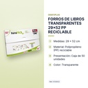 FORROS DE LIBROS TRANSPARENTES 29x52 PP RECICLABLE - características principales